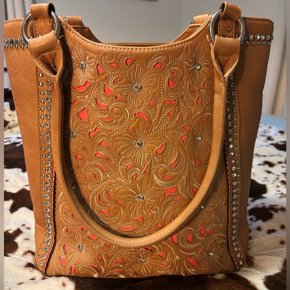 Montana West western concealed carry tote bag